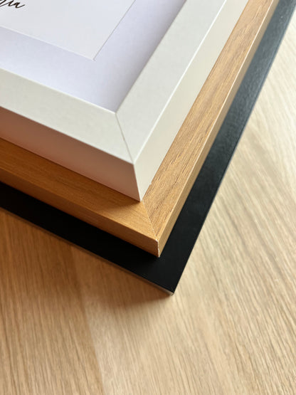 Gold Foil Baby Hand & Footprint Frame – Timeless Newborn Keepsake