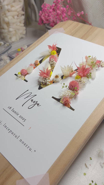 Inițială Forever in Bloom 30x40