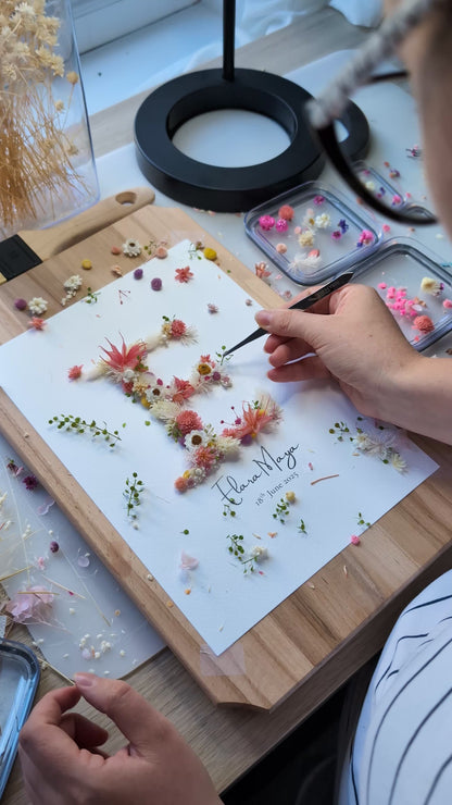 Inițială Forever in Bloom 30x40